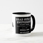 集中された及び大胆不敵なコーヒー・マグ マグカップ (正面右)