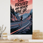 集中して常にアップし与えている ポスター (キッチン)