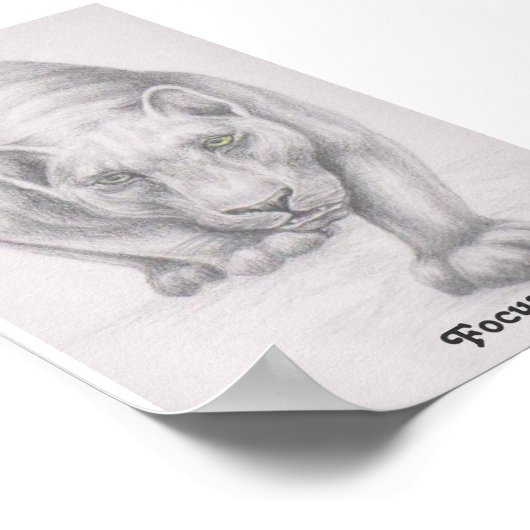 集中しろ！ ポスター (角)