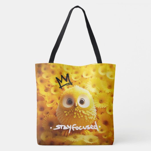 集中し続ける |トートバッグ トートバッグ (裏面)