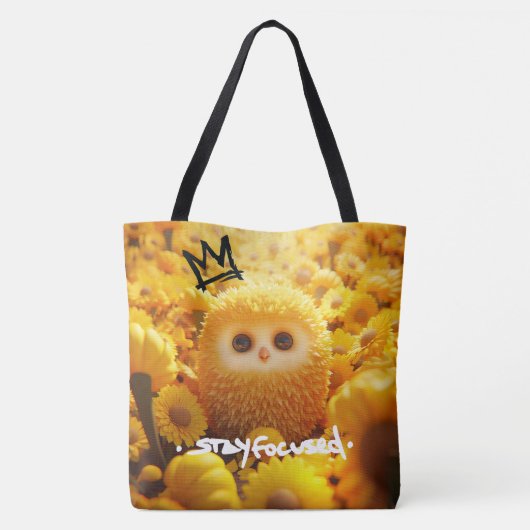 集中し続ける |トートバッグ トートバッグ (裏面)