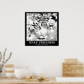 集中し続ける_ ポスター (キッチン)