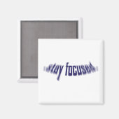 集中し続ける。 マグネット (正面/裏面)