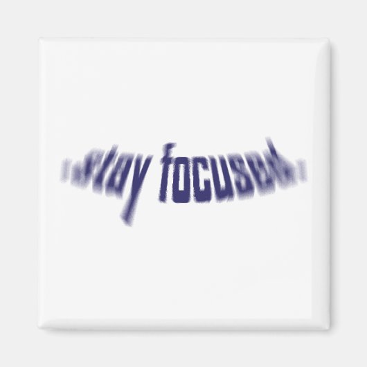 集中し続ける。 マグネット (正面)