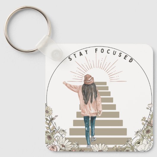 集中する キーホルダー (正面)