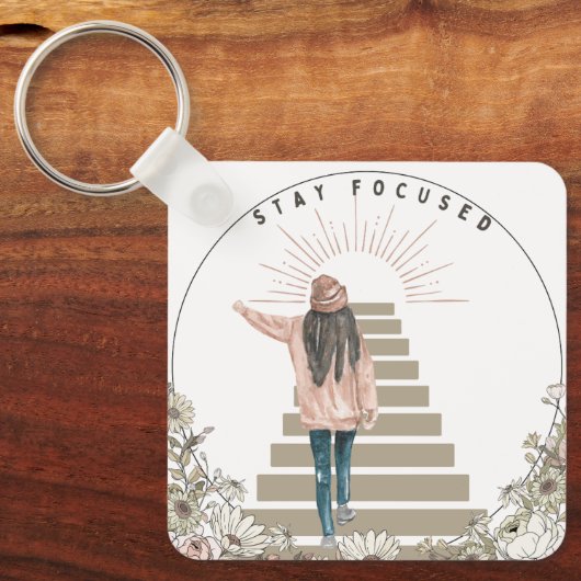 集中する キーホルダー (正面)