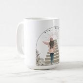 集中する コーヒーマグカップ (正面左)