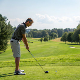 集中する |ホワやる気を起こさせるイト文字付き語句 ゴルフヘッドカバー