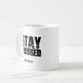 集中する |名やる気を起こさせる句  コーヒーマグカップ (正面左)