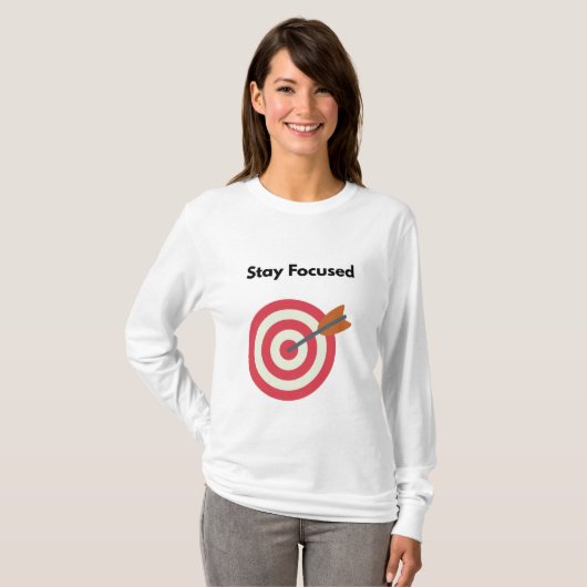 集中やる気を起こさせるTシャツ Tシャツ (正面フル)