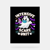 集中スケアユニットナースハロウィーンICUナースEss アクリルサイン (正面)