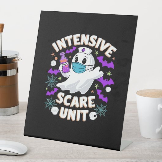 集中スケアユニットナースハロウィーンICUナースEss 台座サイン (インサイチュ)