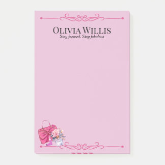 「集中パーソナライズされたし続けなさい。素晴らしい滞在» Pink ポストイット