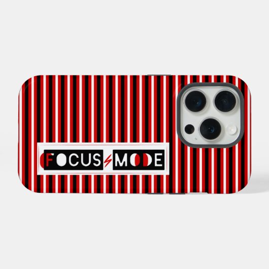 集中モード iPhoneケース (裏面横)