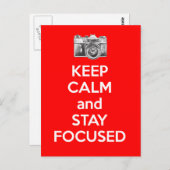 集中保して冷静 ポストカード (正面/裏面)