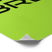 集中信じ呼吸 ポスター (角)