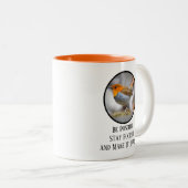 集中前向きして実現させる ツートーンマグカップ (正面右)