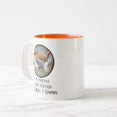 集中前向きして実現させる ツートーンマグカップ (正面左)