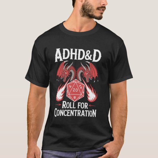 集中力アップ ADHDロール Tシャツ (正面)