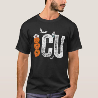 集中治療室看護師 ナーシング ハロウィーン 批評家 Tシャツ