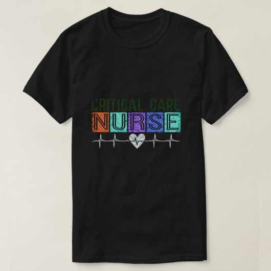 集中治療室看護師 Tシャツ (デザイン正面)