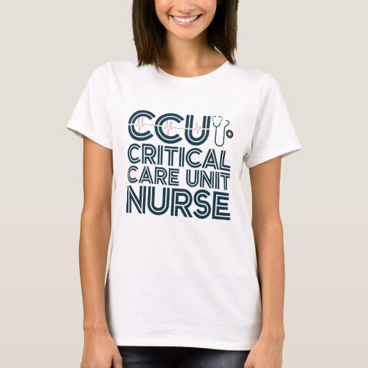 集中治療室看護師Tシャツ Tシャツ (正面)