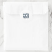 集中治療室 旧式Tシャツ デザイン ラウンドシール (バッグ)