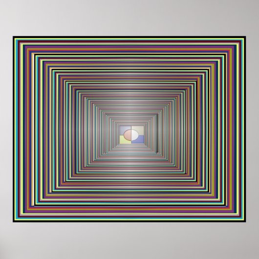 集中瞑想の視覚化 ポスター (正面)