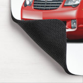 集中砲火の赤いコンバーチブル マウスパッド (コーナー)