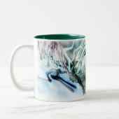 「集中」のツートーンマグ ツートーンマグカップ (左)