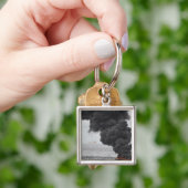 集合した濃縮油火傷 キーホルダー (手)