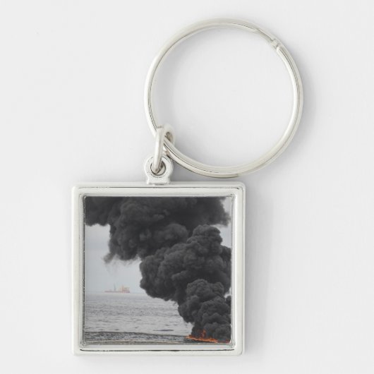 集合した濃縮油火傷 キーホルダー (正面)