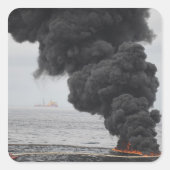 集合した濃縮油火傷 スクエアシール (正面)