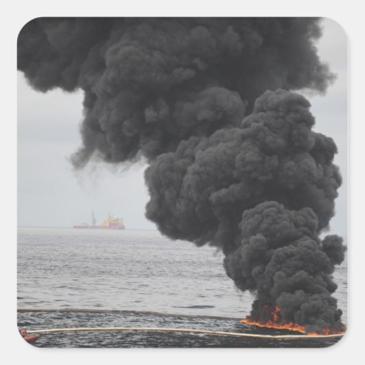 集合した濃縮油火傷 スクエアシール (正面)