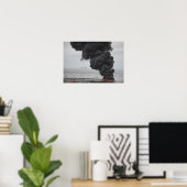 集合した濃縮油火傷 ポスター (ホームオフィス)