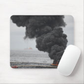 集合した濃縮油火傷 マウスパッド (マウス)