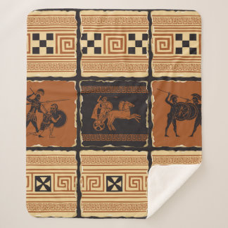 集合のテーマで古代ギリシアの型枠で シェルパブランケット