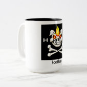 集合的なブタ! コーヒー ツートーンマグカップ (正面左)