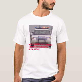 集団および警察 Tシャツ