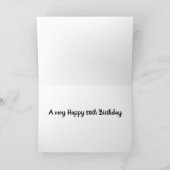 **集団から第50誕生日クール カード (内部)