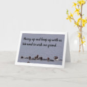 **集団から第50誕生日クール カード (黄色い花)