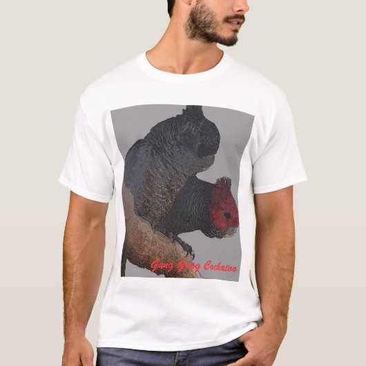 集団の集団のオウムのTシャツ Tシャツ (正面)