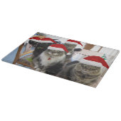 集団クリスマスガラスの切断板 カッティングボード (角)