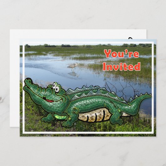 集団グリーンゲーターインザグレーズ招待状 招待状 (正面/裏面)