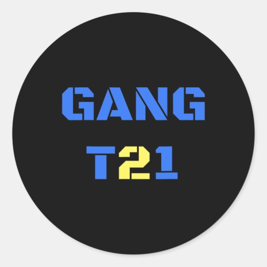 集団21女性ダウン症候群認識度 ラウンドシール (正面)