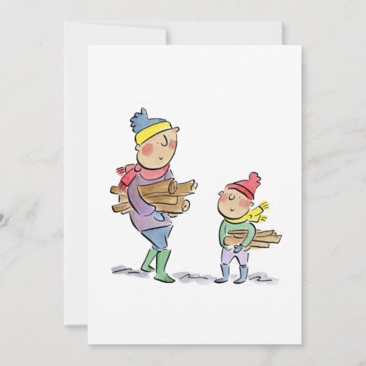 集木材 招待状 (正面)