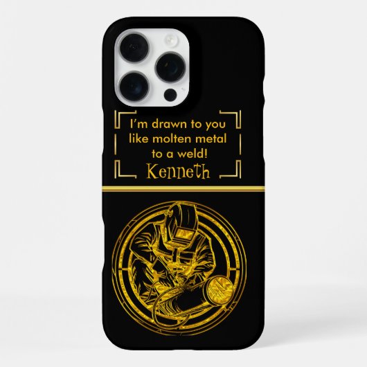 集束溶接機鍛造パイプ加工魔法 iPhoneケース (裏面)