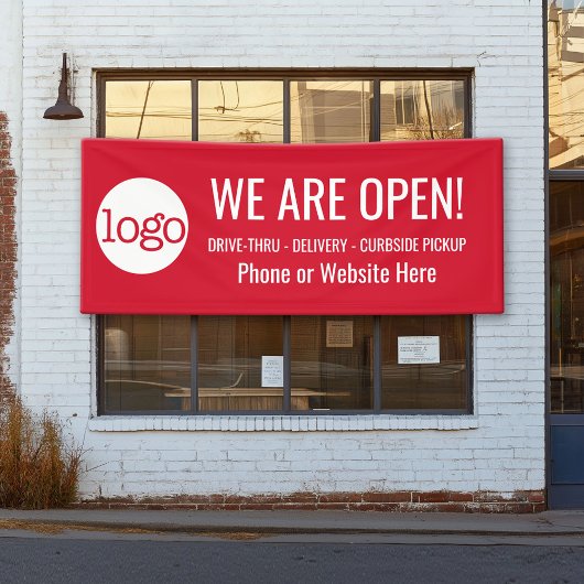 集荷および配送注文のオープン 横断幕