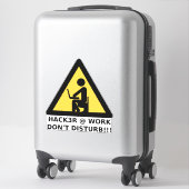 雇いハッカー シール (スーツケース)