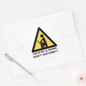 雇いハッカー ラウンドシール (封筒)